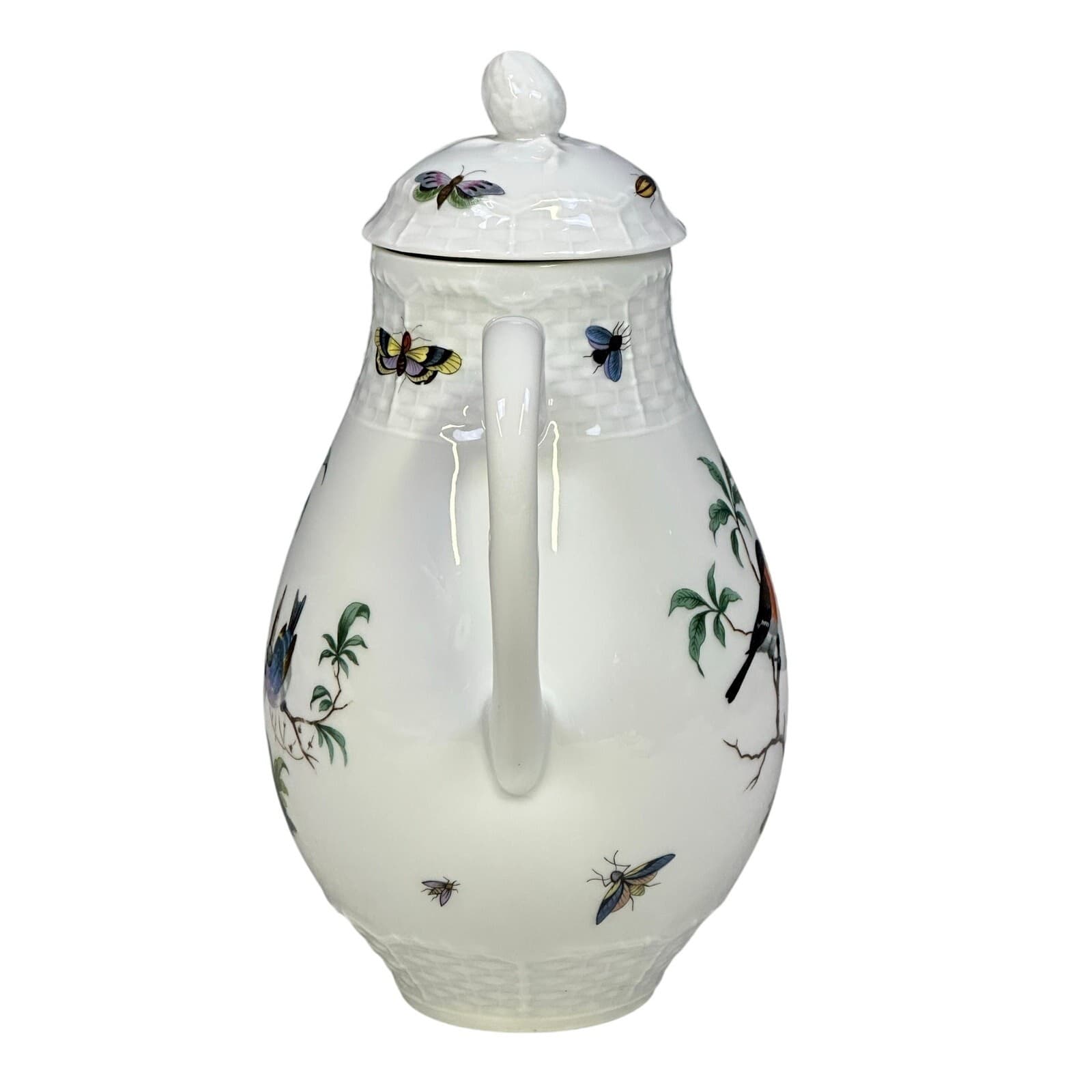 Ceralene Raynaud Limoges Retired 1988-1996 'Les Oiseaux' 5 Cup #1 Coffee Pot - Thumbnail 2