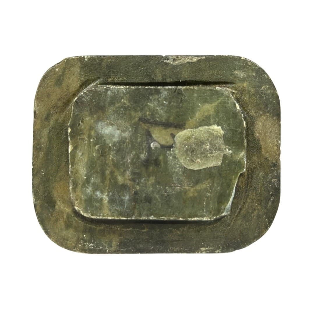 Spinach Jade Carved Mythical Beast Qing Dynasty Style Traditional Ritual Vessel - Thumbnail 7