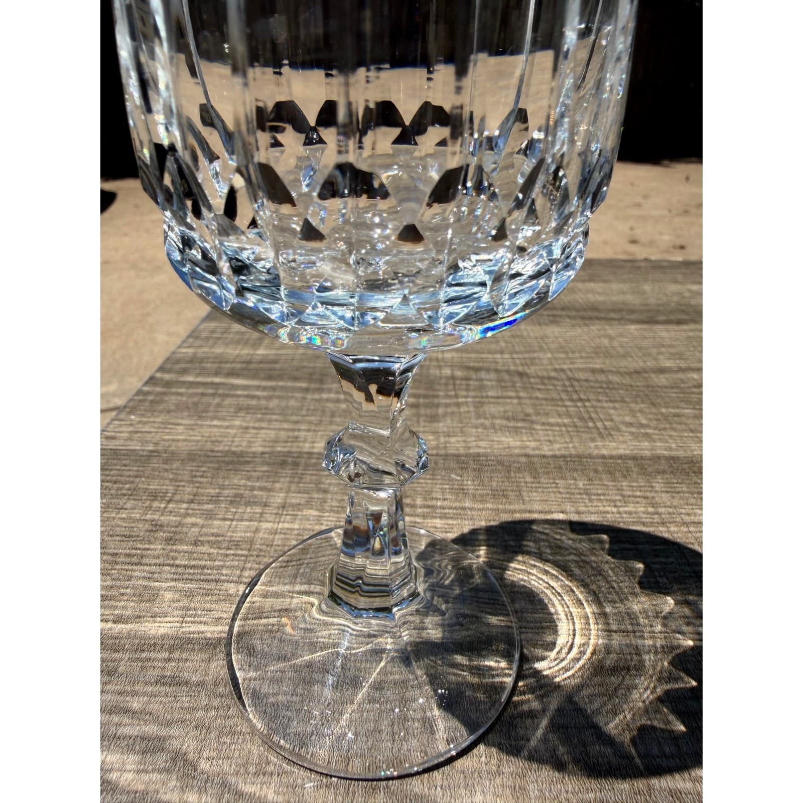 Schott Zwiesel Tango Crystal Wine Glasses Set of 5 Retired Etched Z - Thumbnail 3