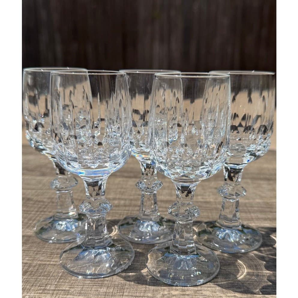 Schott Zwiesel Tango Crystal Stemmed Cordial Glasses Set of 5 Retired Etched Z - Thumbnail 6