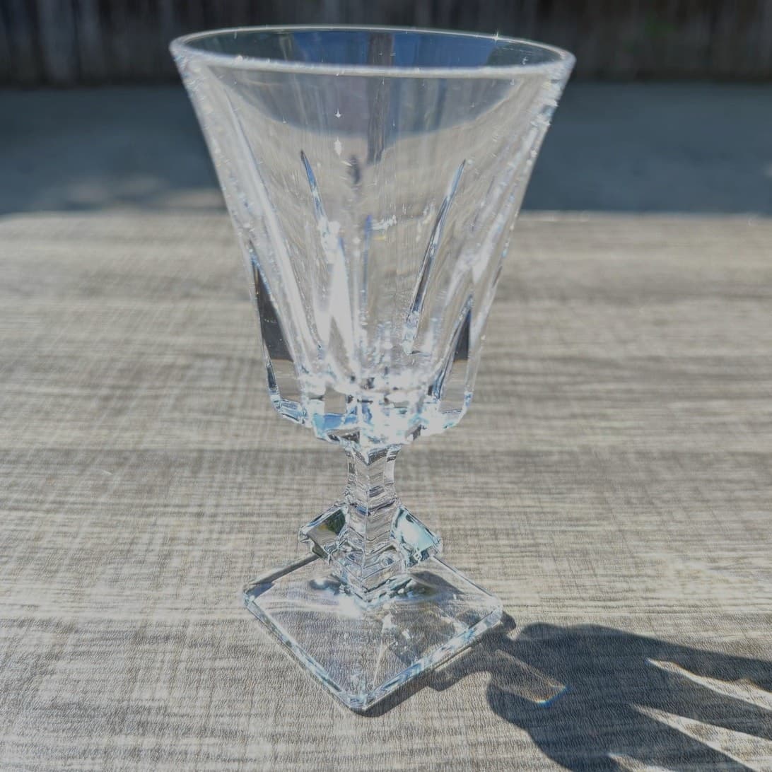Cristal de Sevres Rare 'Hudson' French Crystal Stemware Glasses w/Box Set of 6 - Thumbnail 8