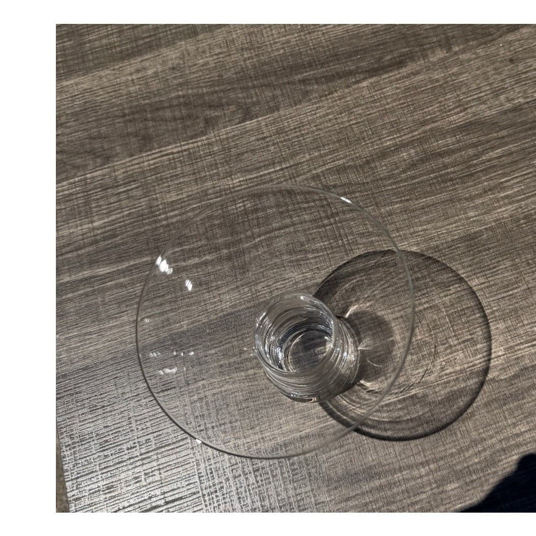 Wow-Retro Riedel Crystal Martini Glasses Ribbed Stem Modernist Cocktail Set of 4 - Thumbnail 15