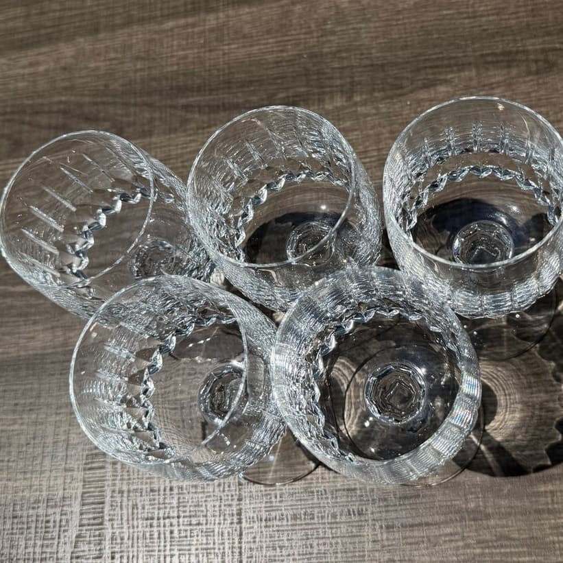 Schott Zwiesel Tango Crystal Wine Glasses Set of 5 Retired Etched Z - Thumbnail 4