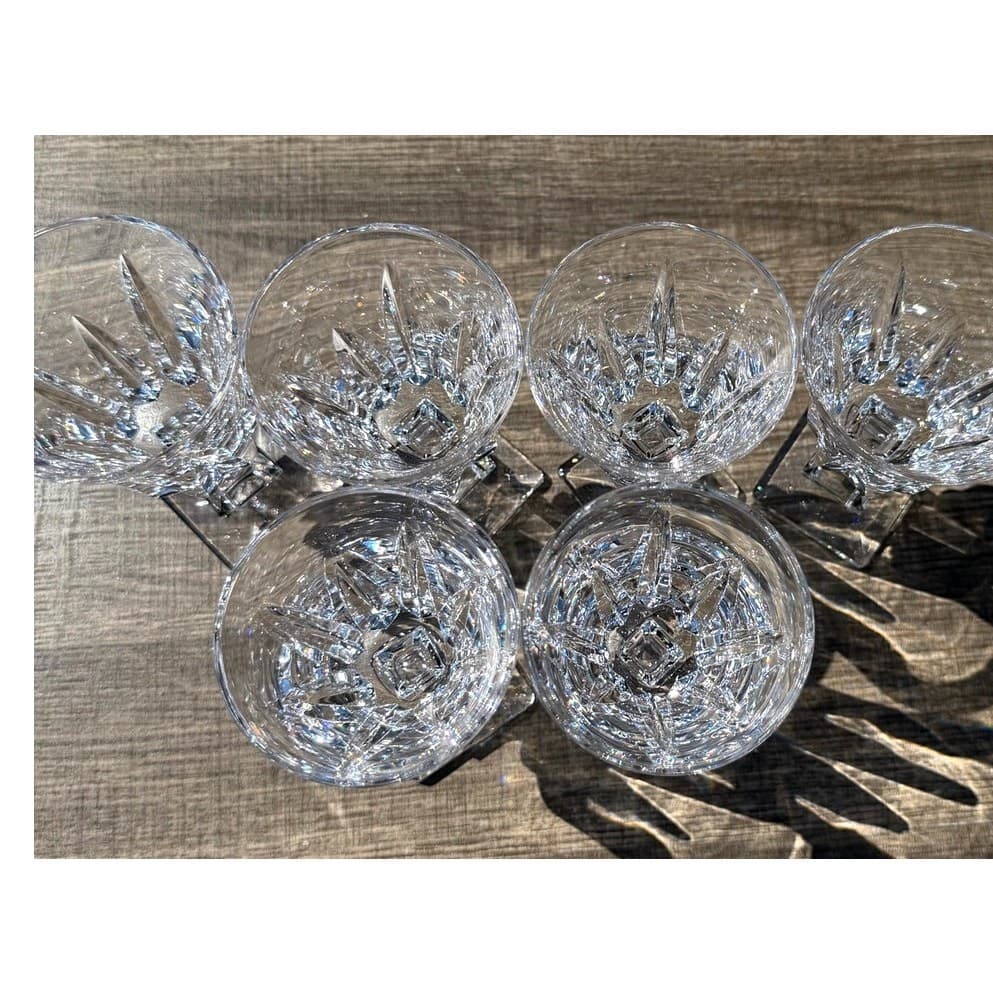Cristal de Sevres Rare 'Hudson' French Crystal Stemware Glasses w/Box Set of 6 - Thumbnail 6
