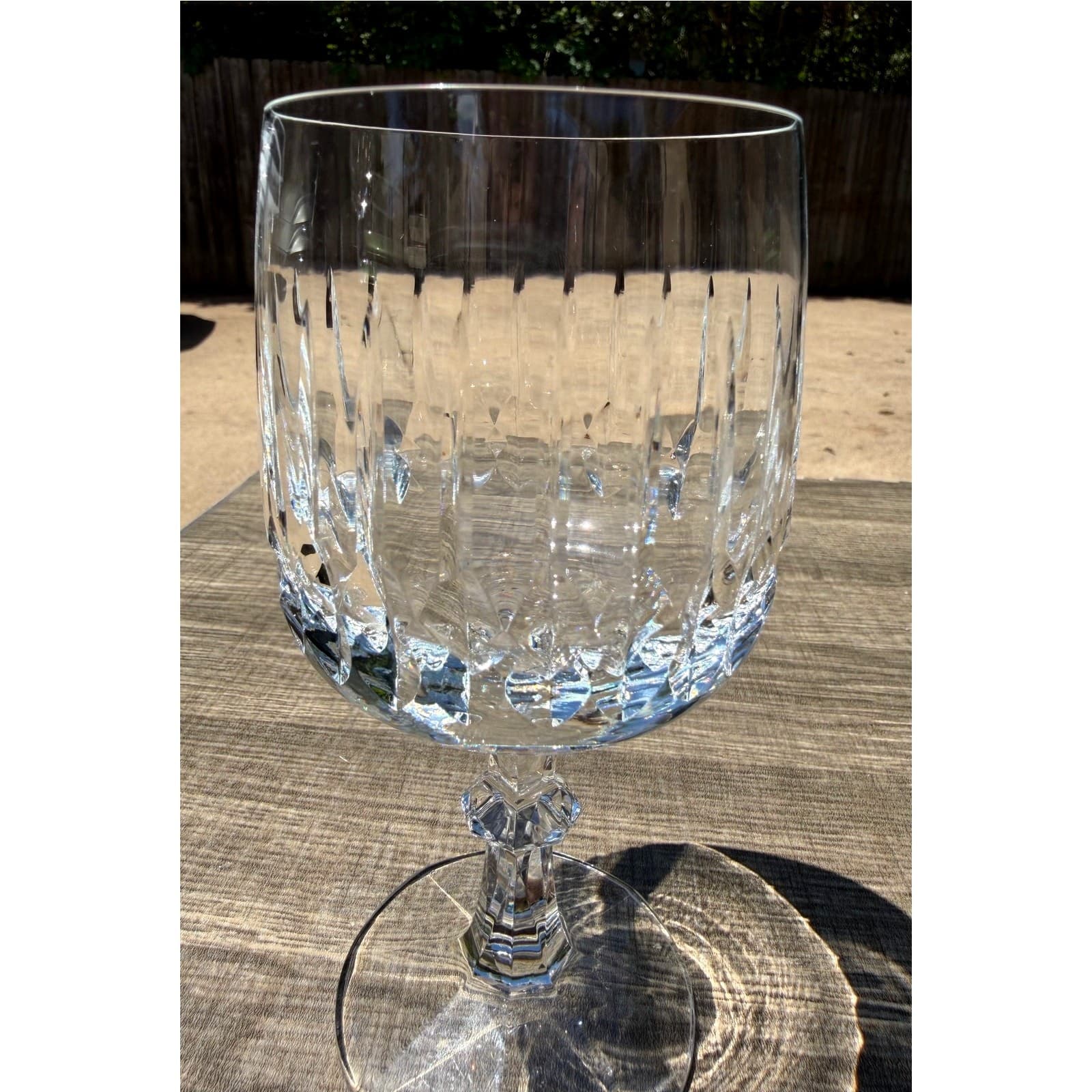Schott Zwiesel Tango Crystal Water Goblets Glasses Set of 2 Retired Etched Z - Thumbnail 2
