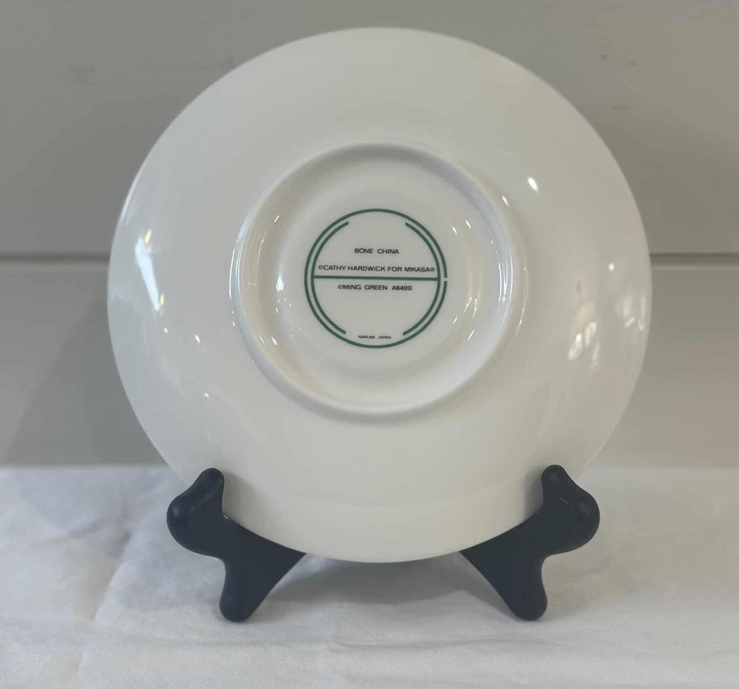 Mikasa Cathy Hardwick Ming Green Saucer Excellent - Thumbnail 2
