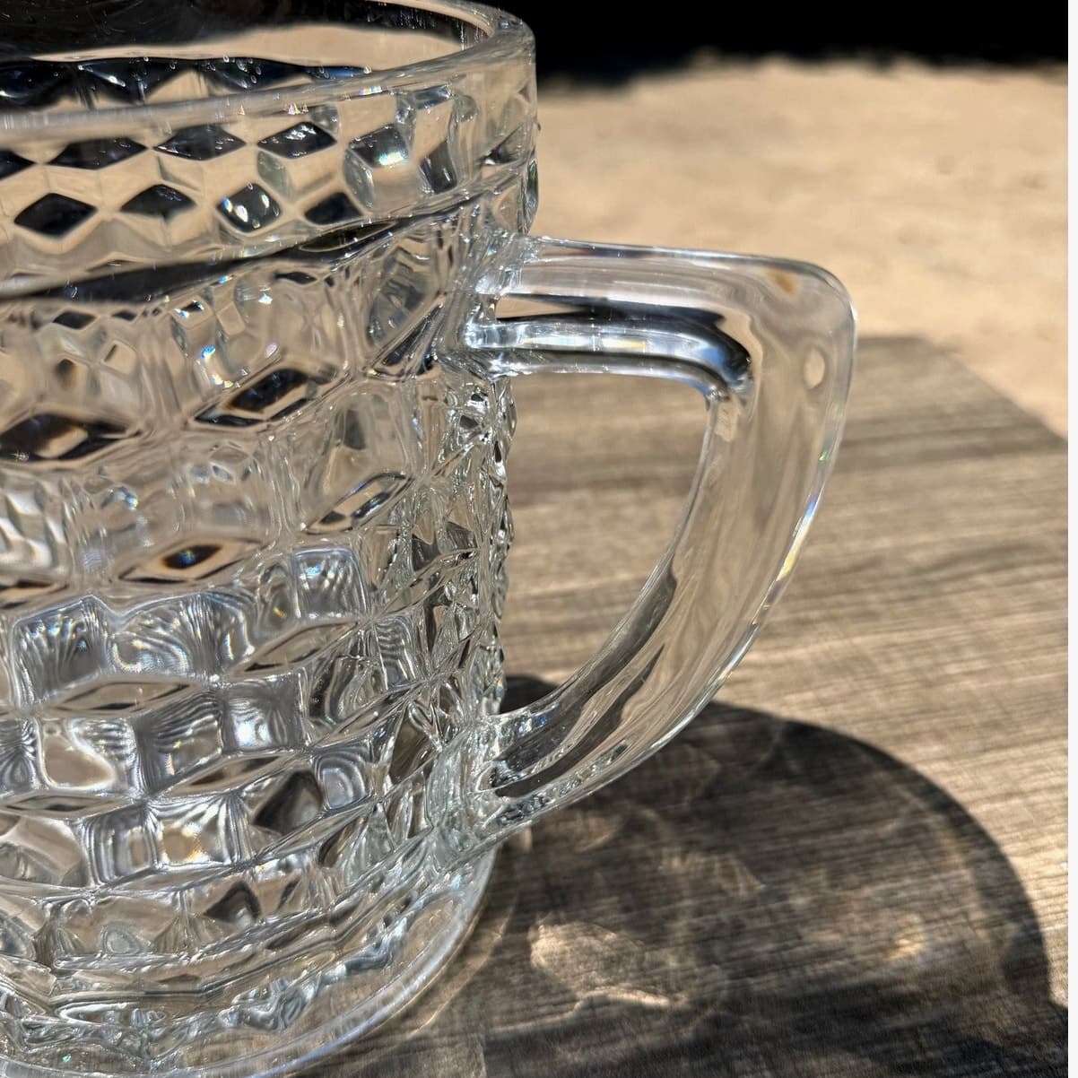 Fostoria American Clear 70 oz Jug Pitcher 2056 Pressed Glass Vintage USA - Thumbnail 3