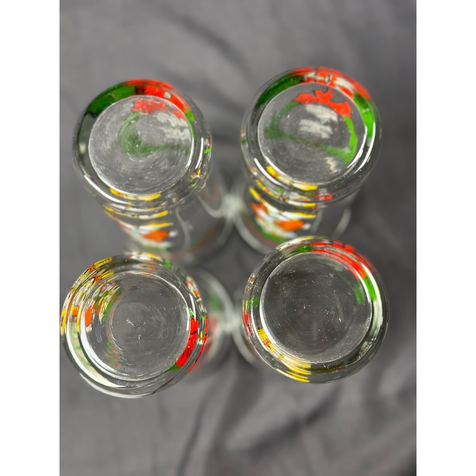 1982 Coca-Cola Disney Mickey’s Christmas Carol Scrooge McDuck Set of 4 Glasses - Thumbnail 5