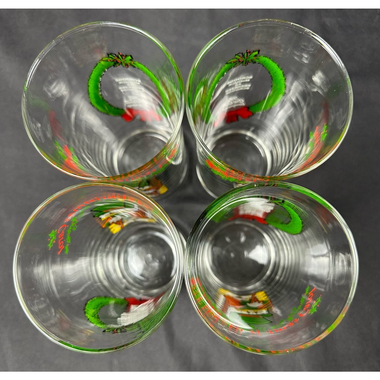 1982 Coca-Cola Disney Mickey’s Christmas Carol Scrooge McDuck Set of 4 Glasses - Thumbnail 6