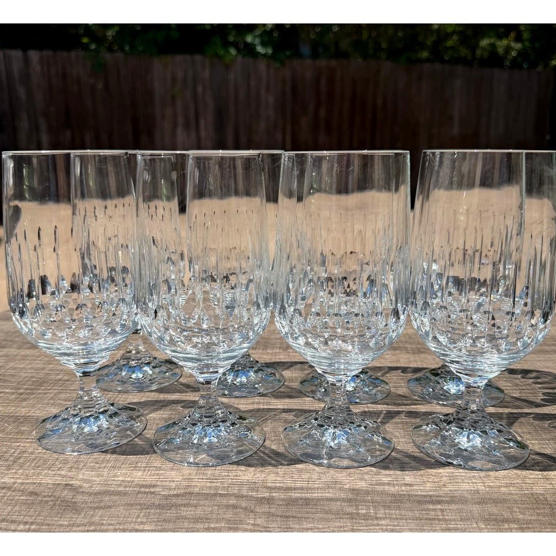 Schott Zwiesel Tango Crystal Iced Tea Goblets Glasses Set of 8 Retired Etched\ - Thumbnail 6