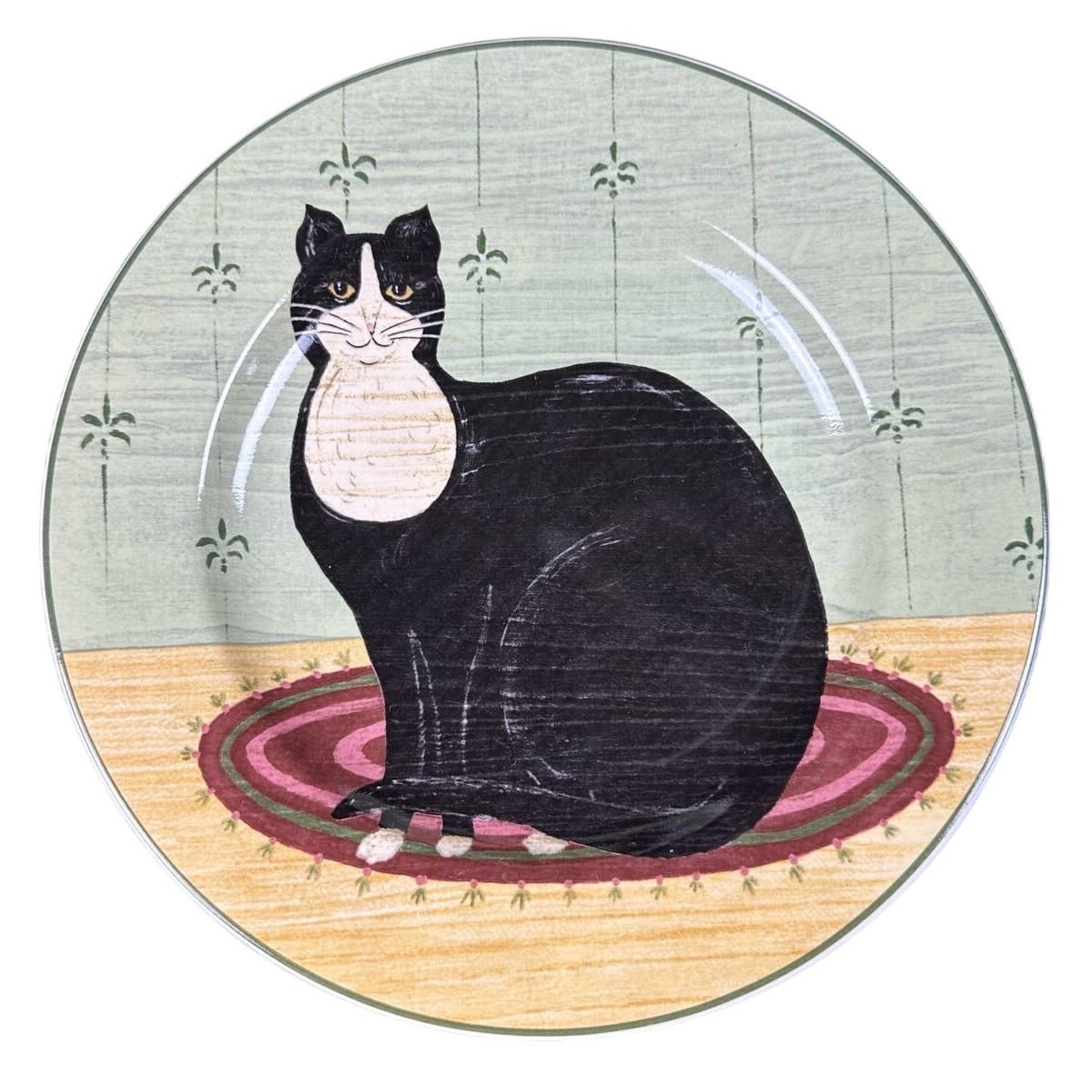 Warren Kimball Cat Collection Sakura Oneida 8-1/4" Salad Dessert Plates Set of 4 - Thumbnail 4