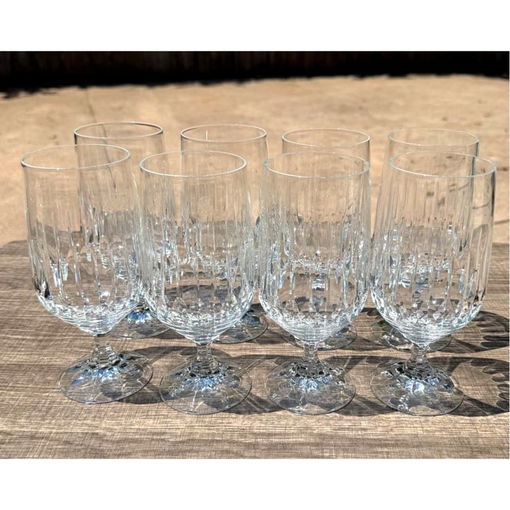 Schott Zwiesel Tango Crystal Iced Tea Goblets Glasses Set of 8 Retired Etched\ - Thumbnail 3