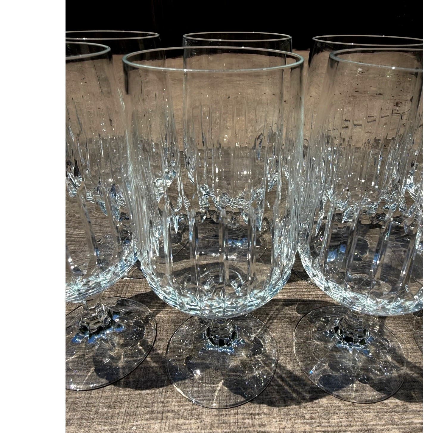 Schott Zwiesel Tango Crystal Iced Tea Goblets Glasses Set of 8 Retired Etched\ - Thumbnail 8