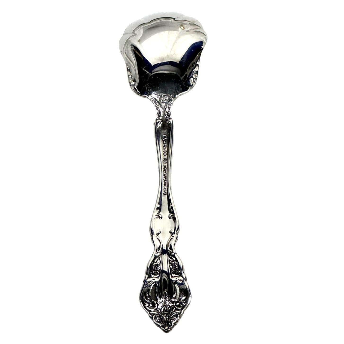 Oneida Michelangelo Cube Stainless Sugar Spoon-Excellent! - Thumbnail 3