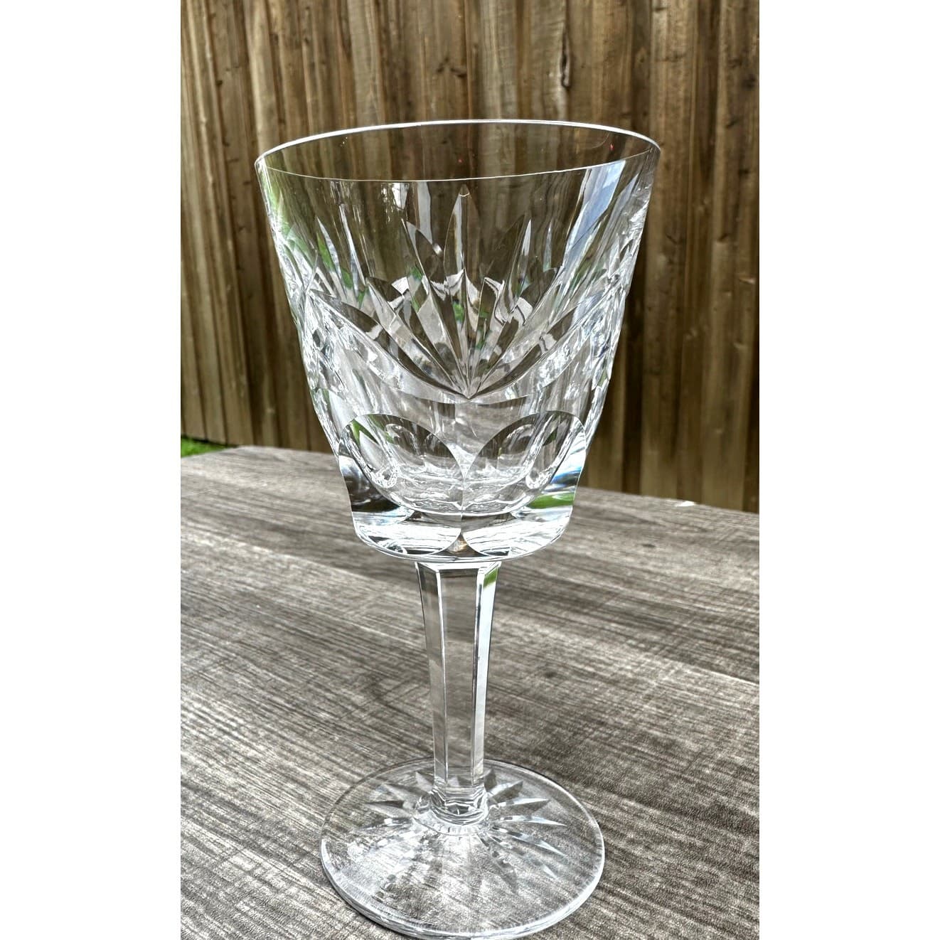 Waterford Crystal Ireland Retired Ashling Cut 6 7/8" Water Goblet-Exquisite - Thumbnail 2