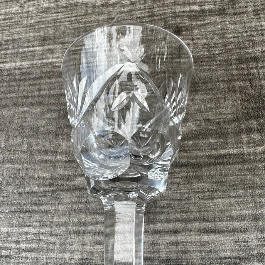 Waterford Crystal Ireland Retired Ashling Cut 3.5" Cordial-Exquisite - Thumbnail 2