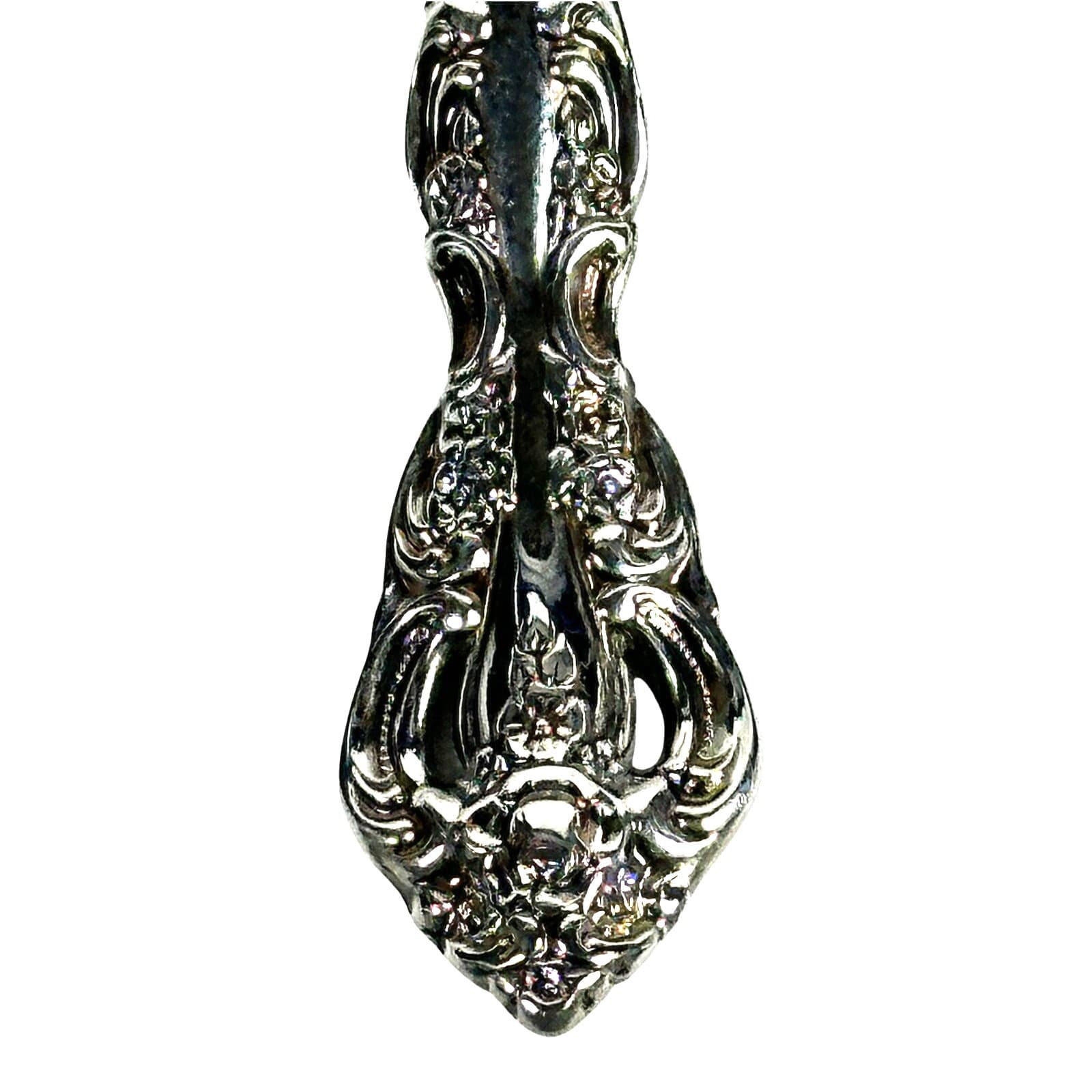 Oneida Michelangelo Cube Stainless Sugar Spoon-Excellent! - Thumbnail 4