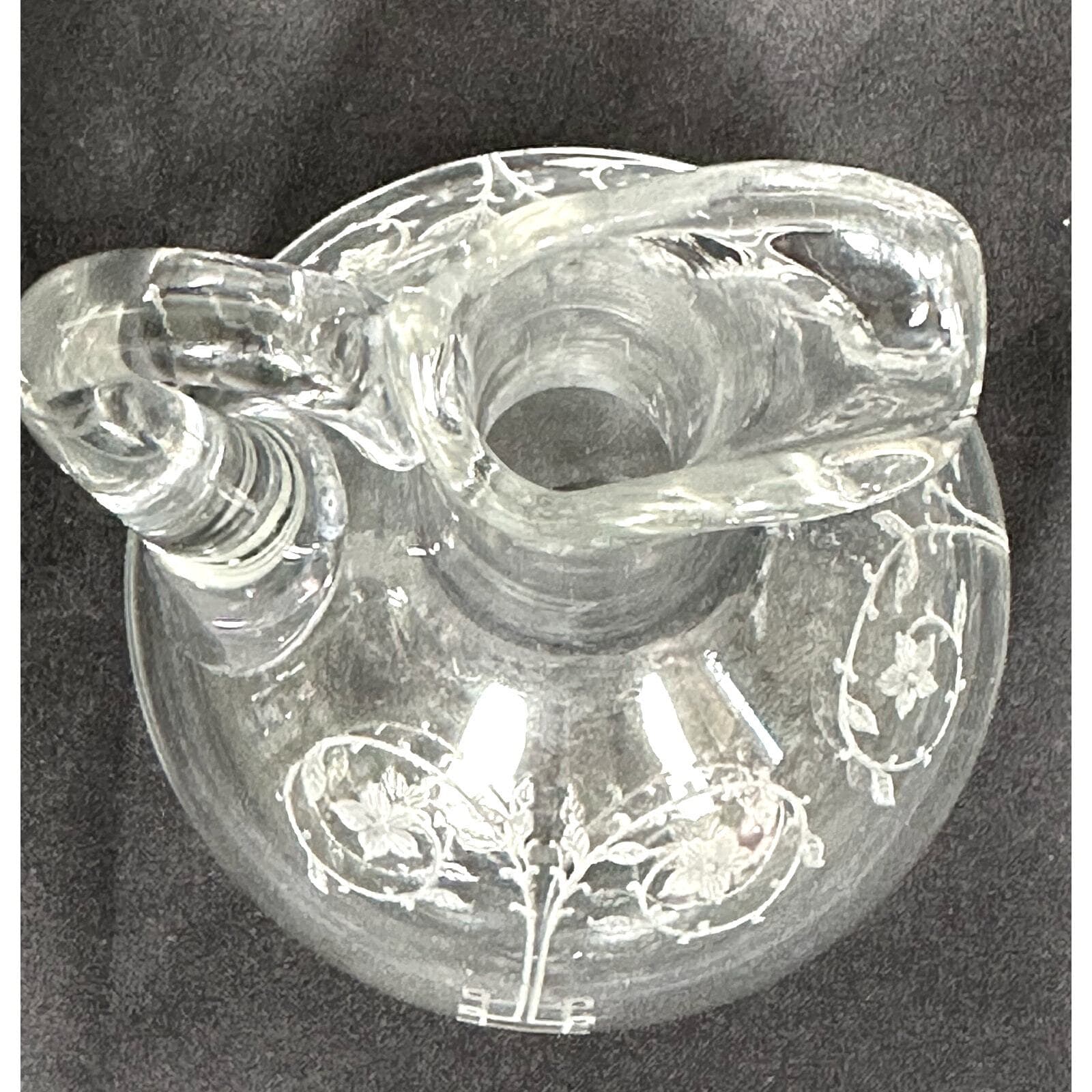 Fostoria Antique 1920's Etch 212 Crystal Cruet-Extremely Rare Find! - Thumbnail 6