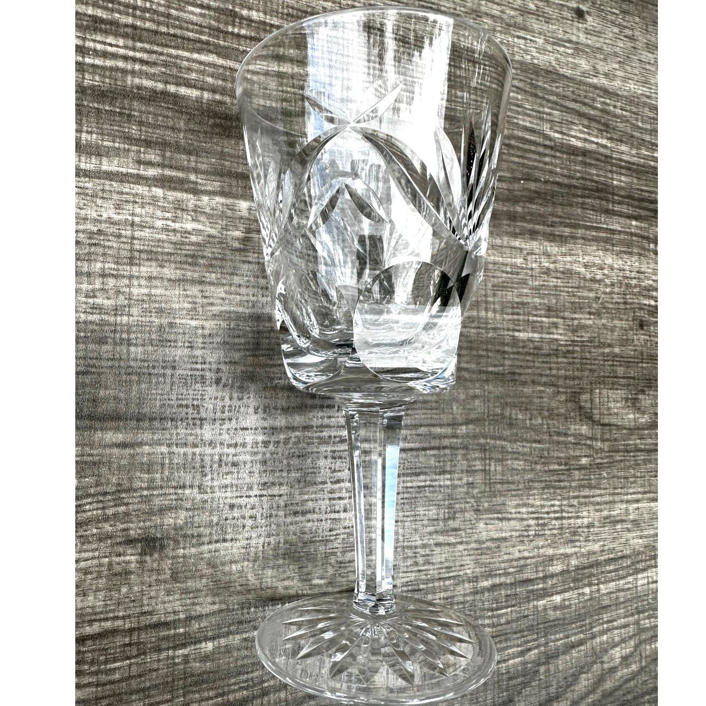 Waterford Crystal Ireland Retired Ashling Cut 6 7/8" Water Goblet-Exquisite - Thumbnail 7