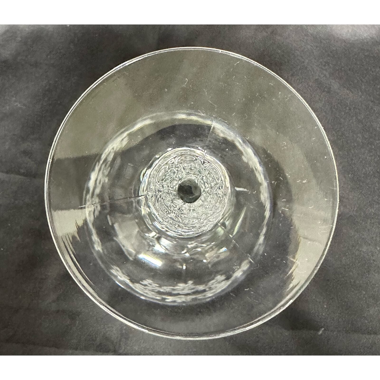Fostoria Antique Meadow Rose Clear Etch # 328 Water Goblet-7 5/8" Vintage 1930s - Thumbnail 7