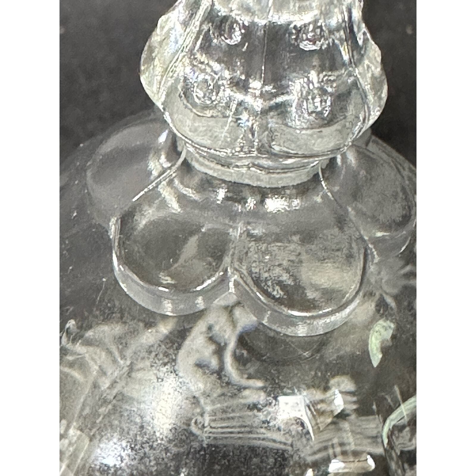Fostoria Antique Meadow Rose Clear Etch # 328 Water Goblet-7 5/8" Vintage 1930s - Thumbnail 8