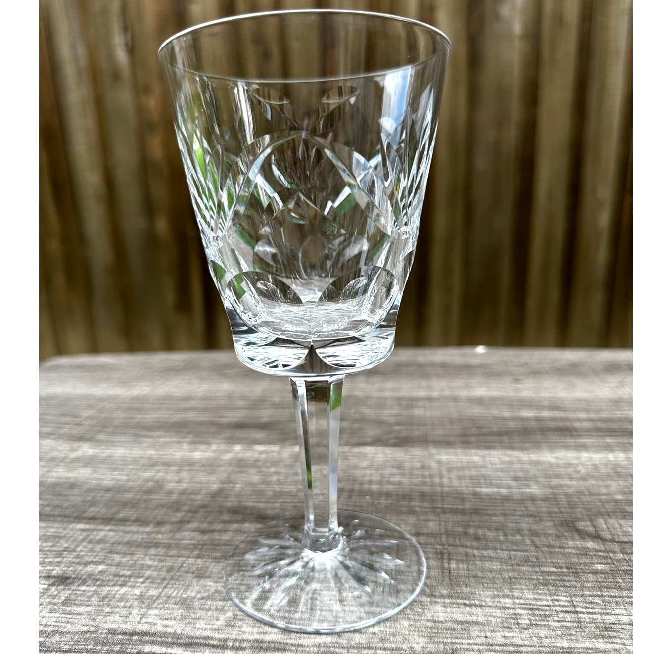 Waterford Crystal Ireland Retired Ashling Cut 6 7/8" Water Goblet-Exquisite - Thumbnail 5