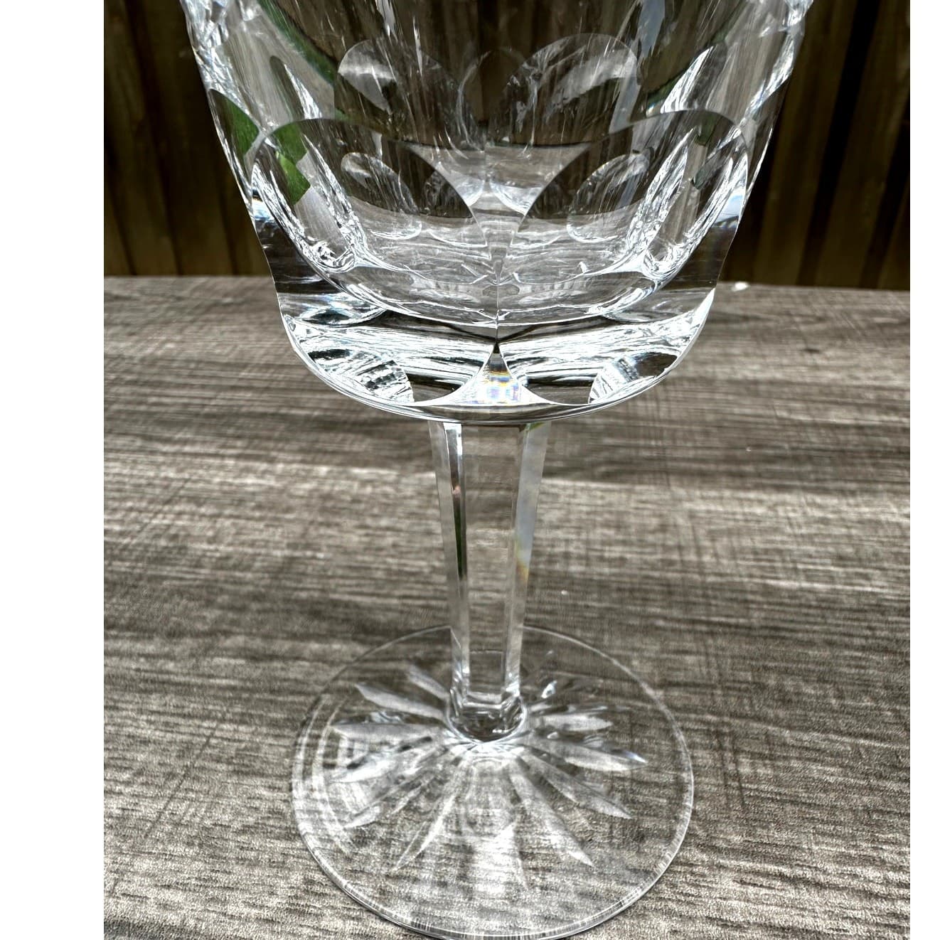 Waterford Crystal Ireland Retired Ashling Cut 6 7/8" Water Goblet-Exquisite - Thumbnail 4
