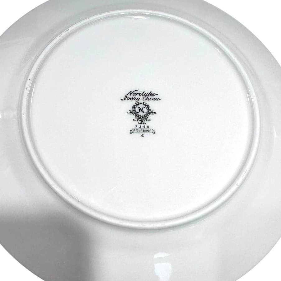 Noritake Etienne #7260 Fine Bone China Japan 5-Piece Place Setting-Excellent! - Thumbnail 5