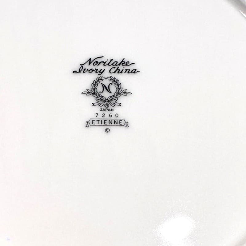 Noritake Etienne #7260 Fine Bone China Japan Salad Plates-Set of 2-Excellent! - Thumbnail 4