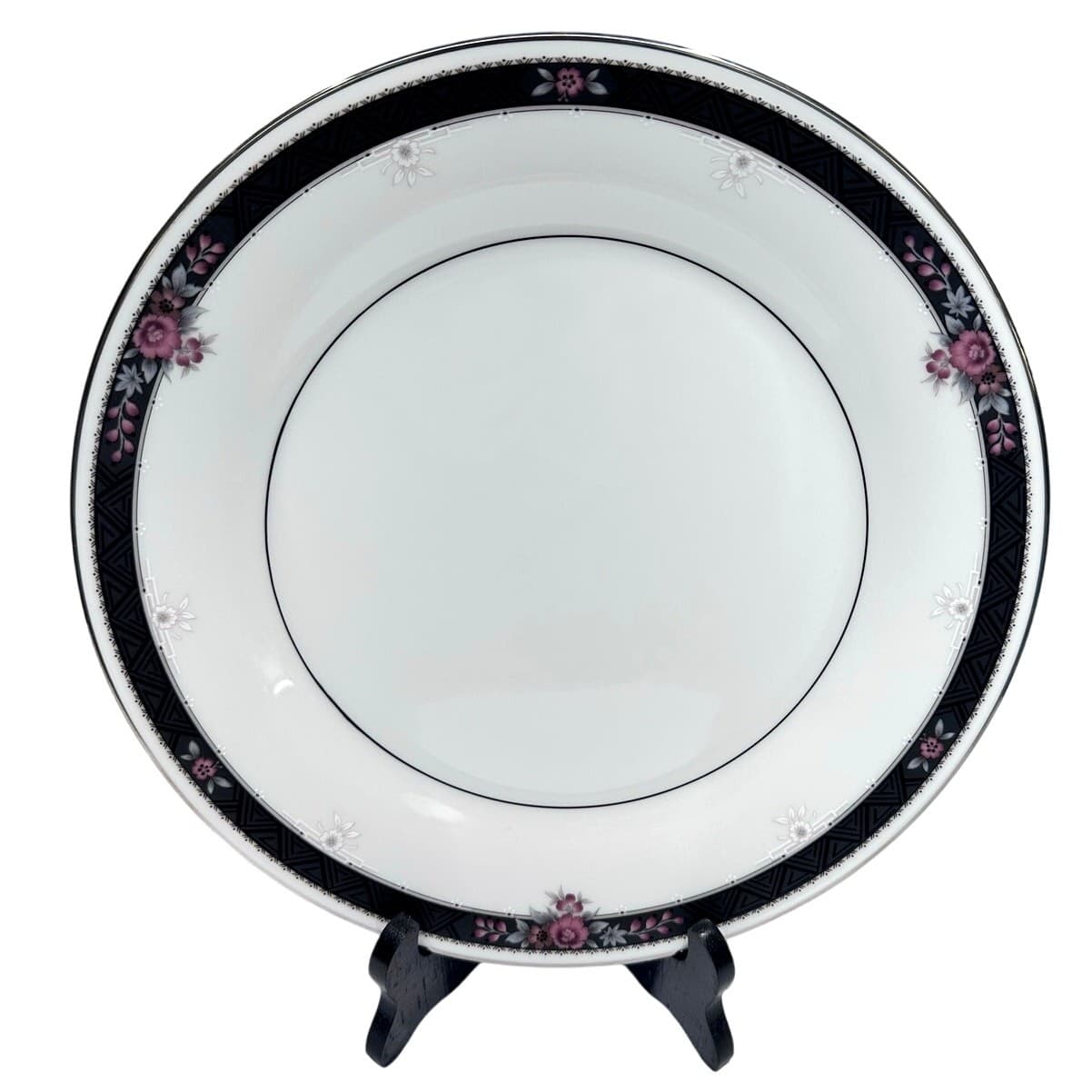 Noritake Etienne #7260 Fine China Japan Dinner Plates-Set of 2 - Thumbnail 2