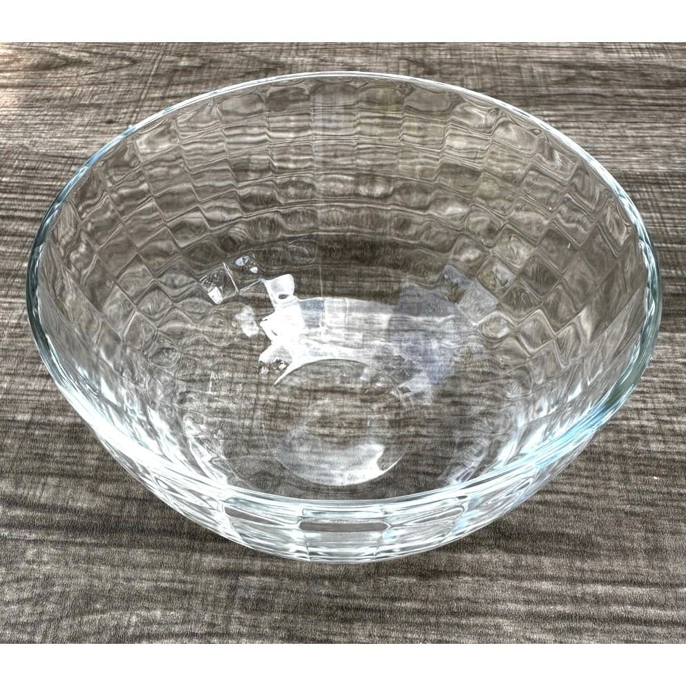 Vetri Delle Venezie Style Stunning Design Clear 5.5" Salad/Dessert Bowls-Set 8 - Thumbnail 4