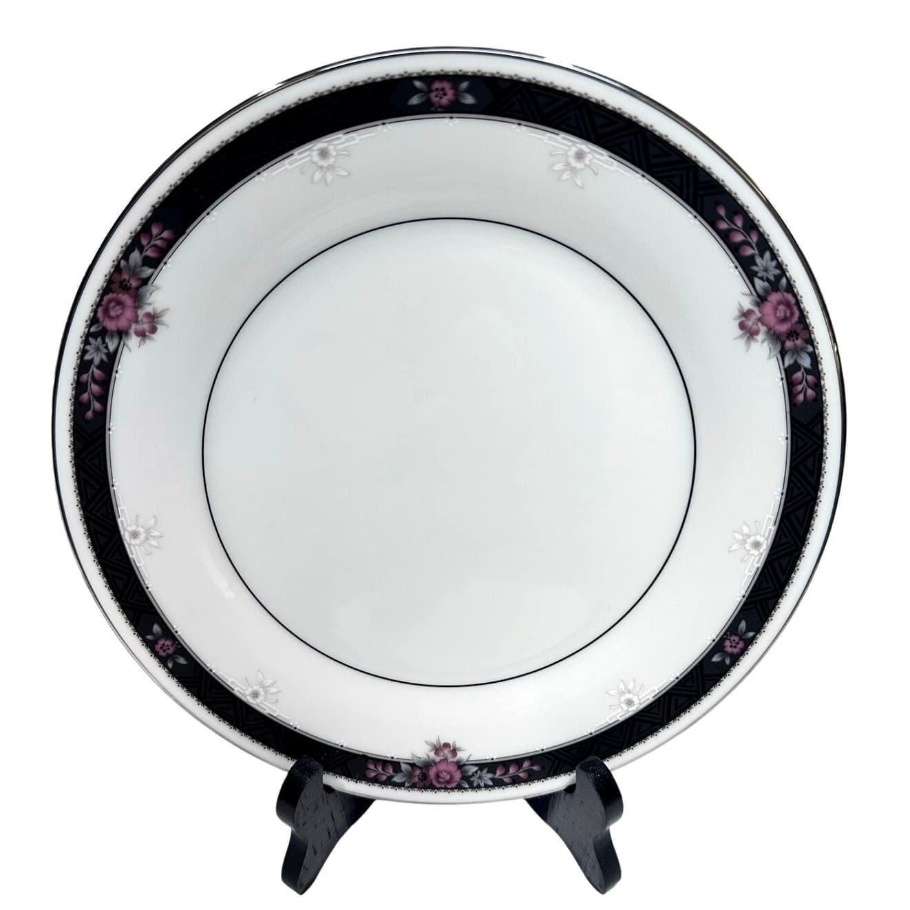 Noritake Etienne #7260 Fine Bone China Japan Salad Plates-Set of 2-Excellent! - Thumbnail 2