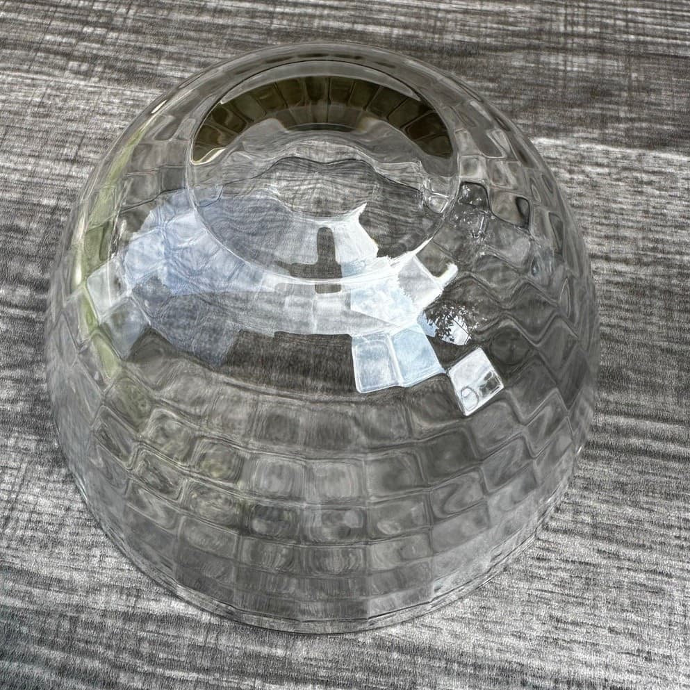 Vetri Delle Venezie Style Stunning Design Clear 5.5" Salad/Dessert Bowls-Set 8 - Thumbnail 6