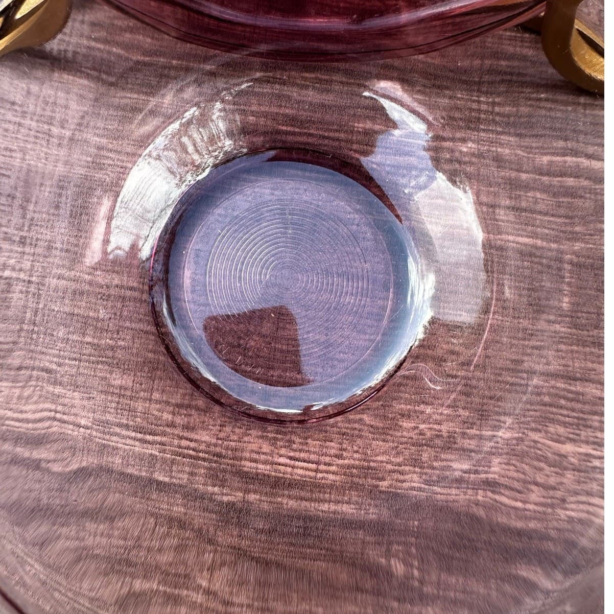 Pyrex Cranberry Bowls # 322 and # 325 Nesting Retro Mixing Bowls-Set of 2 - Thumbnail 9
