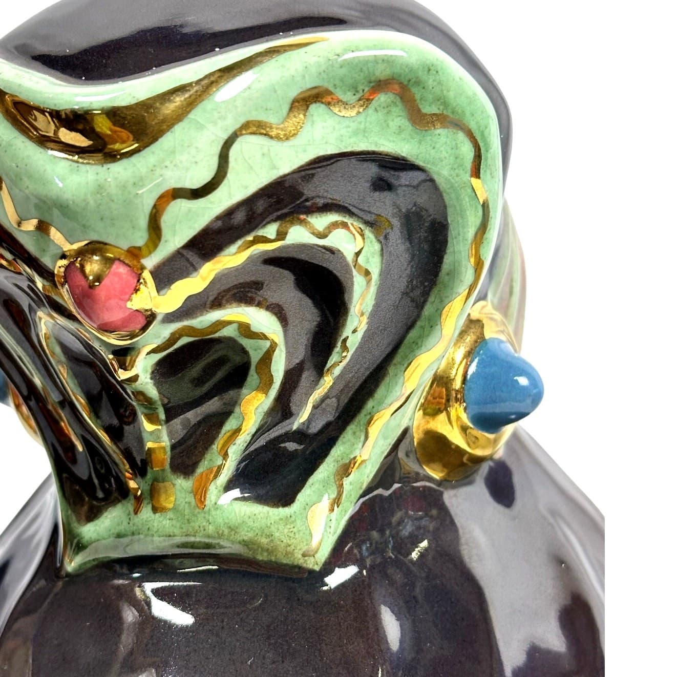 Braytons Laguna Beach Pottery California Vintage 15" Blackamoor Princess-Rare! - Thumbnail 6