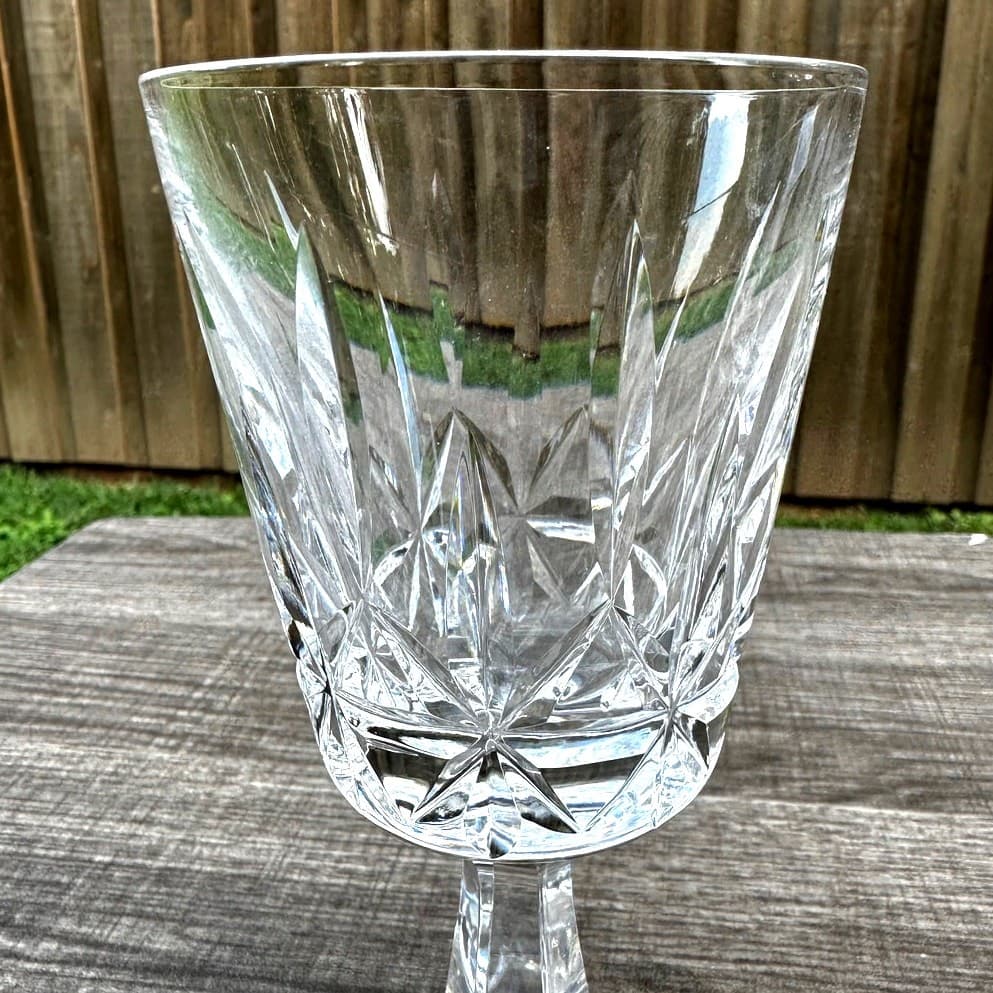 Waterford Crystal Vintage Ireland Rosslare 6.75" Water Goblet-Exquisite - Thumbnail 2