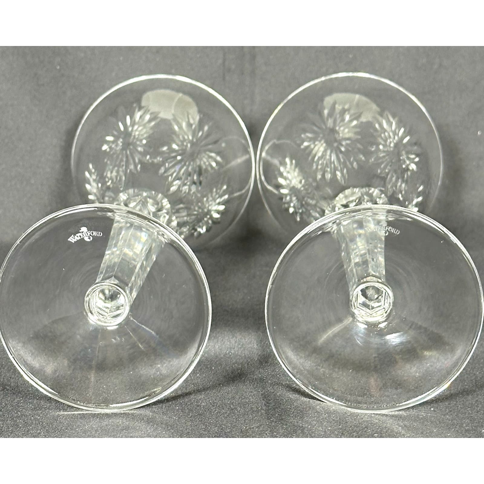 Waterford Millennium Health Vintage Champagne Toasting Flutes 9.25" SET of 2 - Thumbnail 2