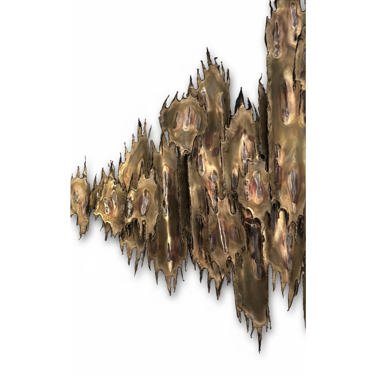 Josef Signed 1973 Brutalist Large Art Copper Metal Welded Wall Sculpture-RARE - Thumbnail 13