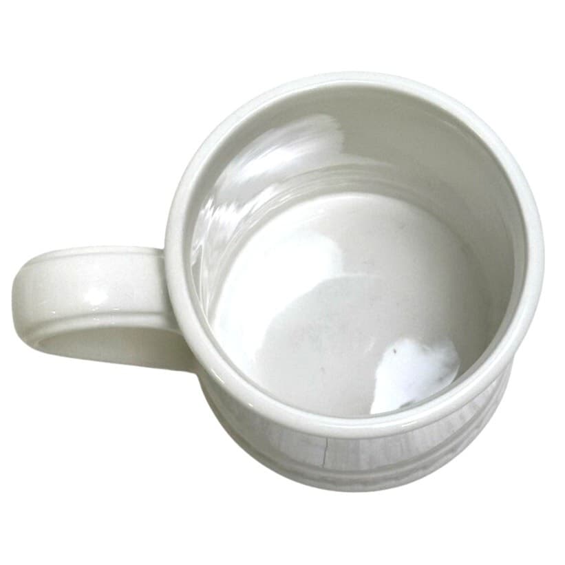 Portmeirion 1998-2006 Retired 'Options' Embossed Smooth Laurel Rim Tankard Cup - Thumbnail 5