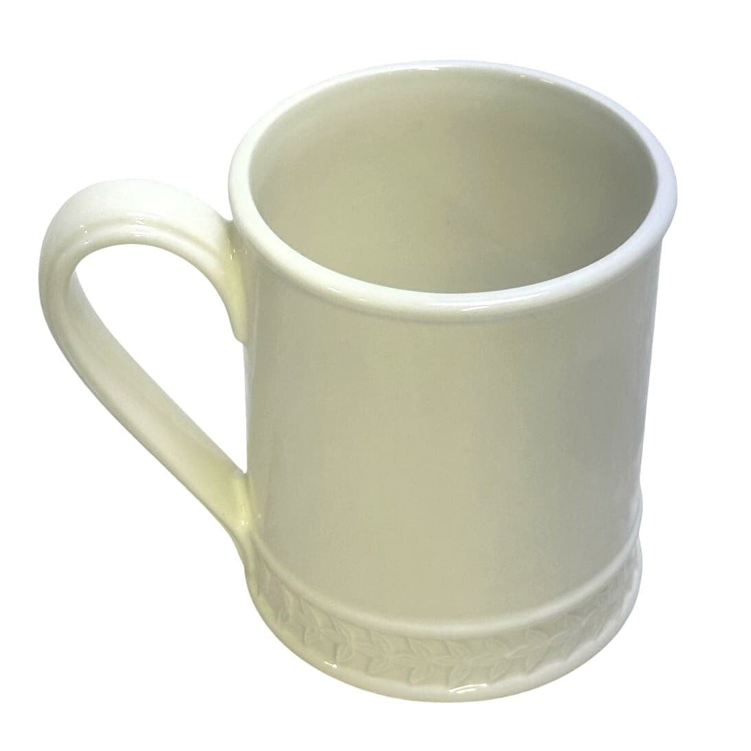 Portmeirion 1998-2006 Retired 'Options' Embossed Smooth Laurel Rim Tankard Cup - Thumbnail 4