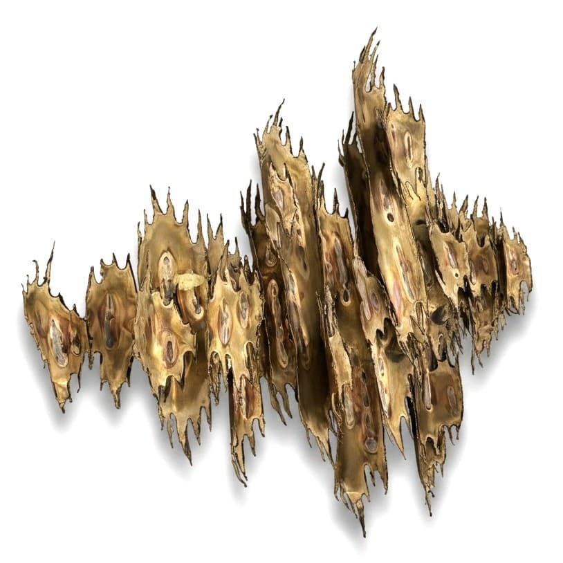 Josef Signed 1973 Brutalist Large Art Copper Metal Welded Wall Sculpture-RARE - Thumbnail 4