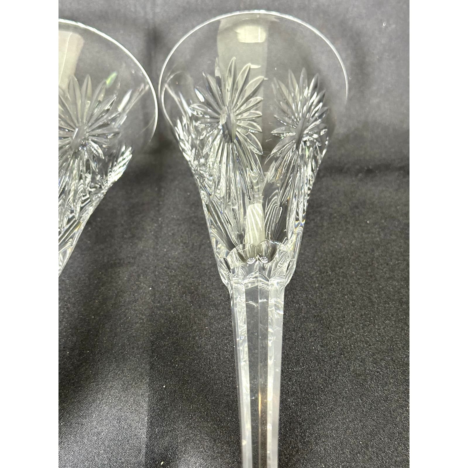 Waterford Millennium Health Vintage Champagne Toasting Flutes 9.25" SET of 2 - Thumbnail 7