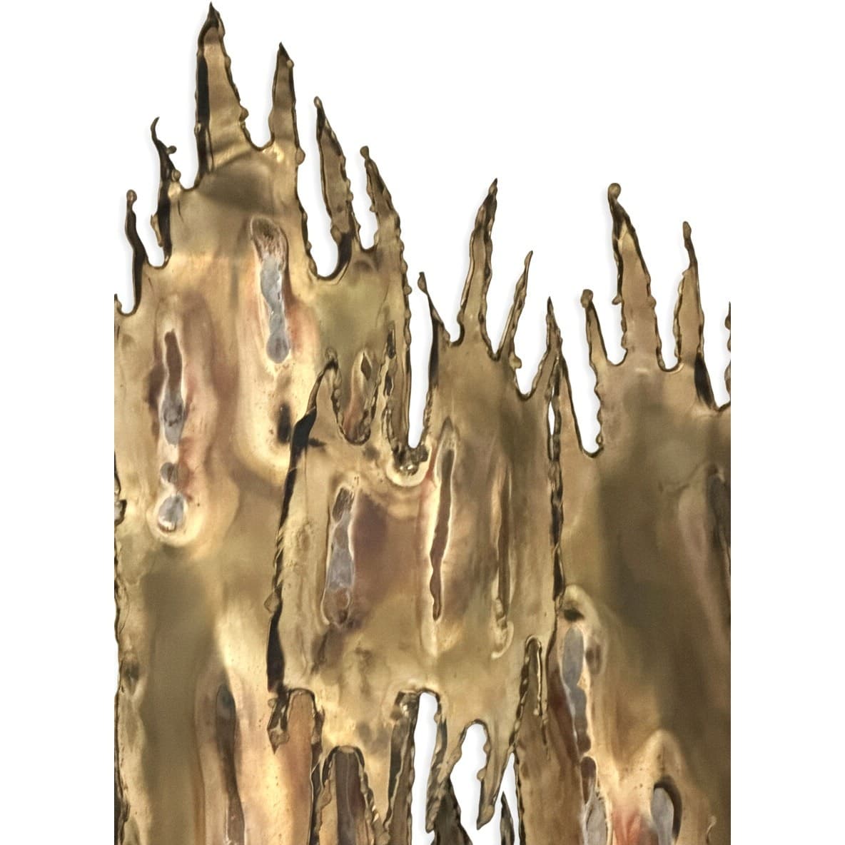Josef Signed 1973 Brutalist Large Art Copper Metal Welded Wall Sculpture-RARE - Thumbnail 17