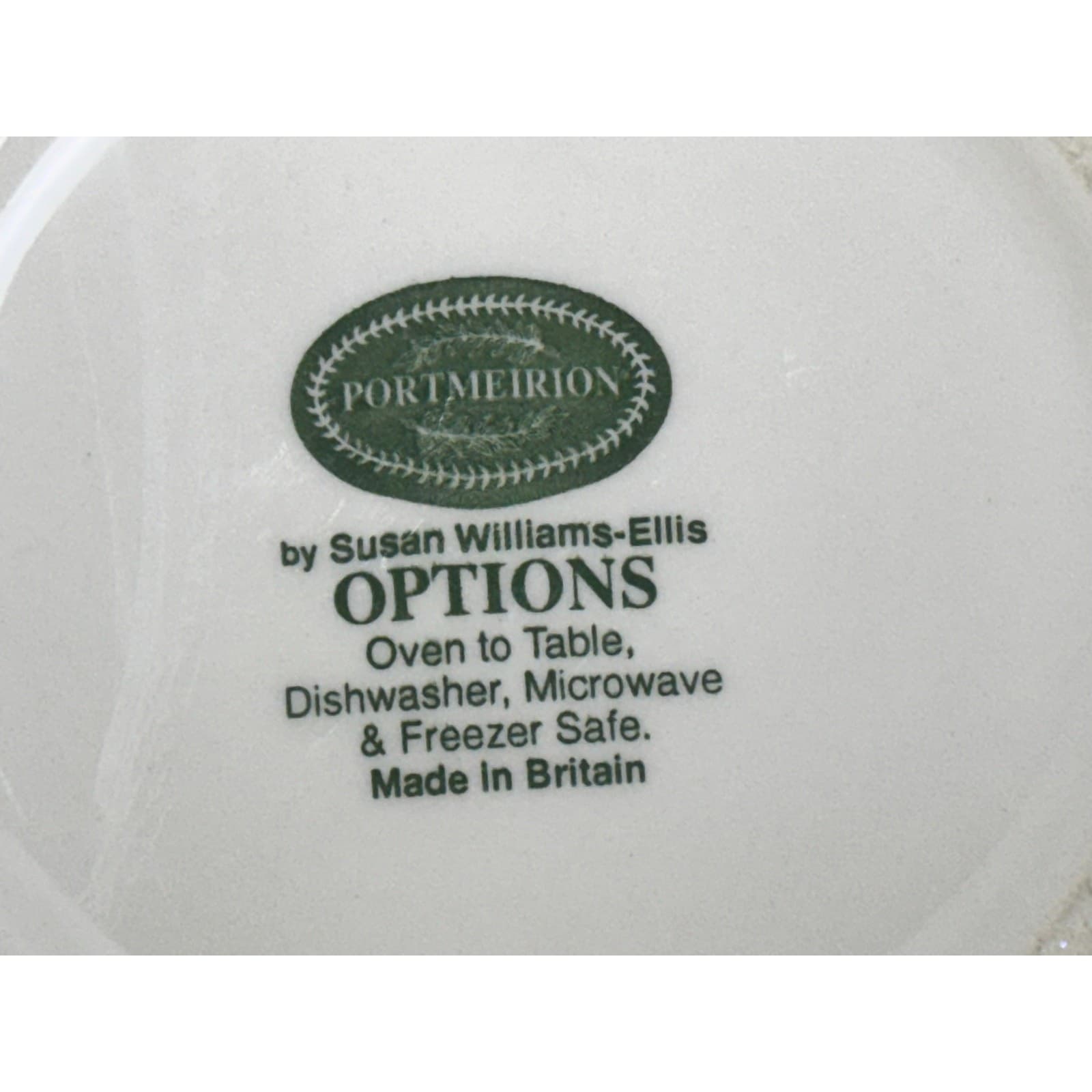 Portmeirion 1998-2006 Retired 'Options' Embossed Smooth Laurel Rim Tankard Cup - Thumbnail 7