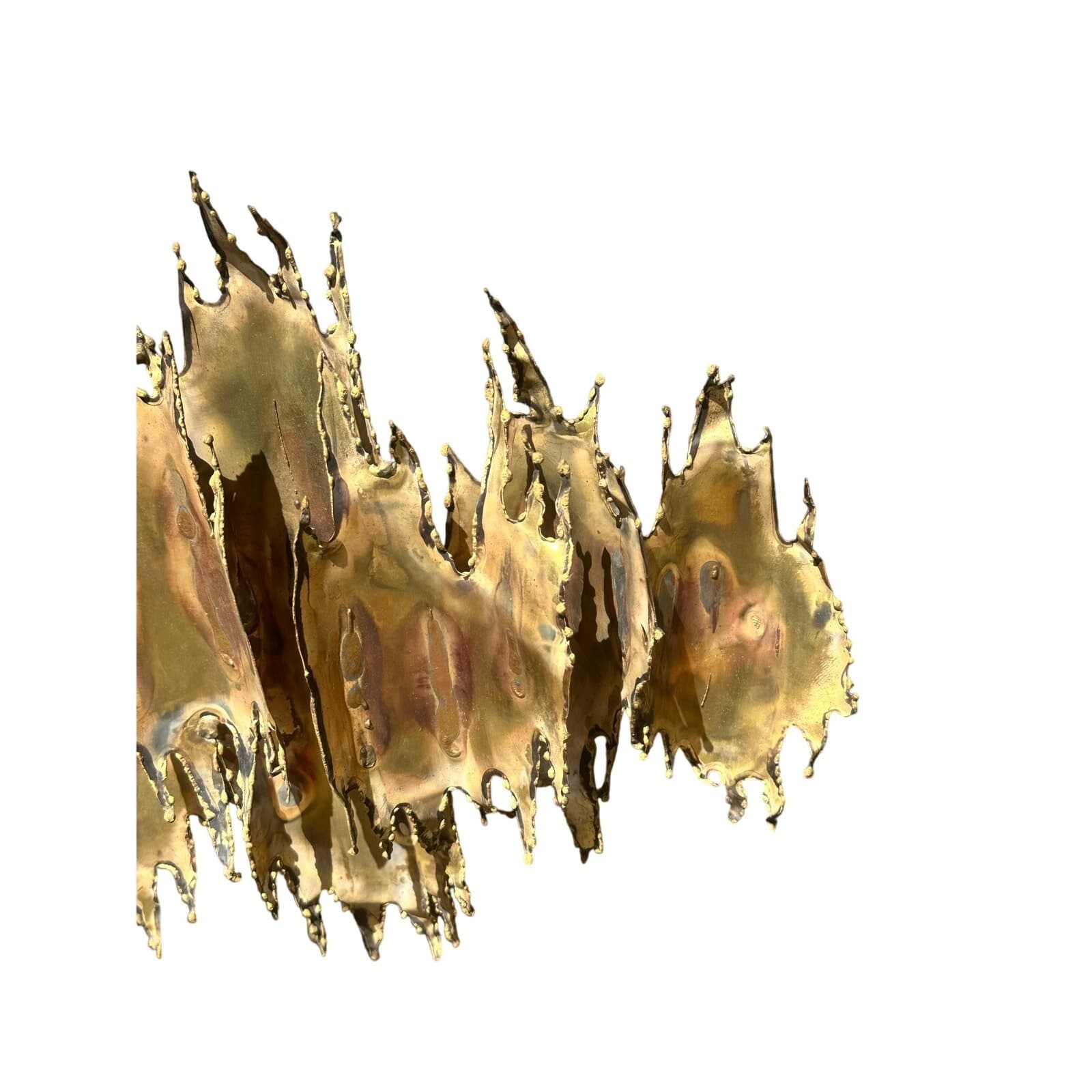 Josef Signed 1973 Brutalist Large Art Copper Metal Welded Wall Sculpture-RARE - Thumbnail 6