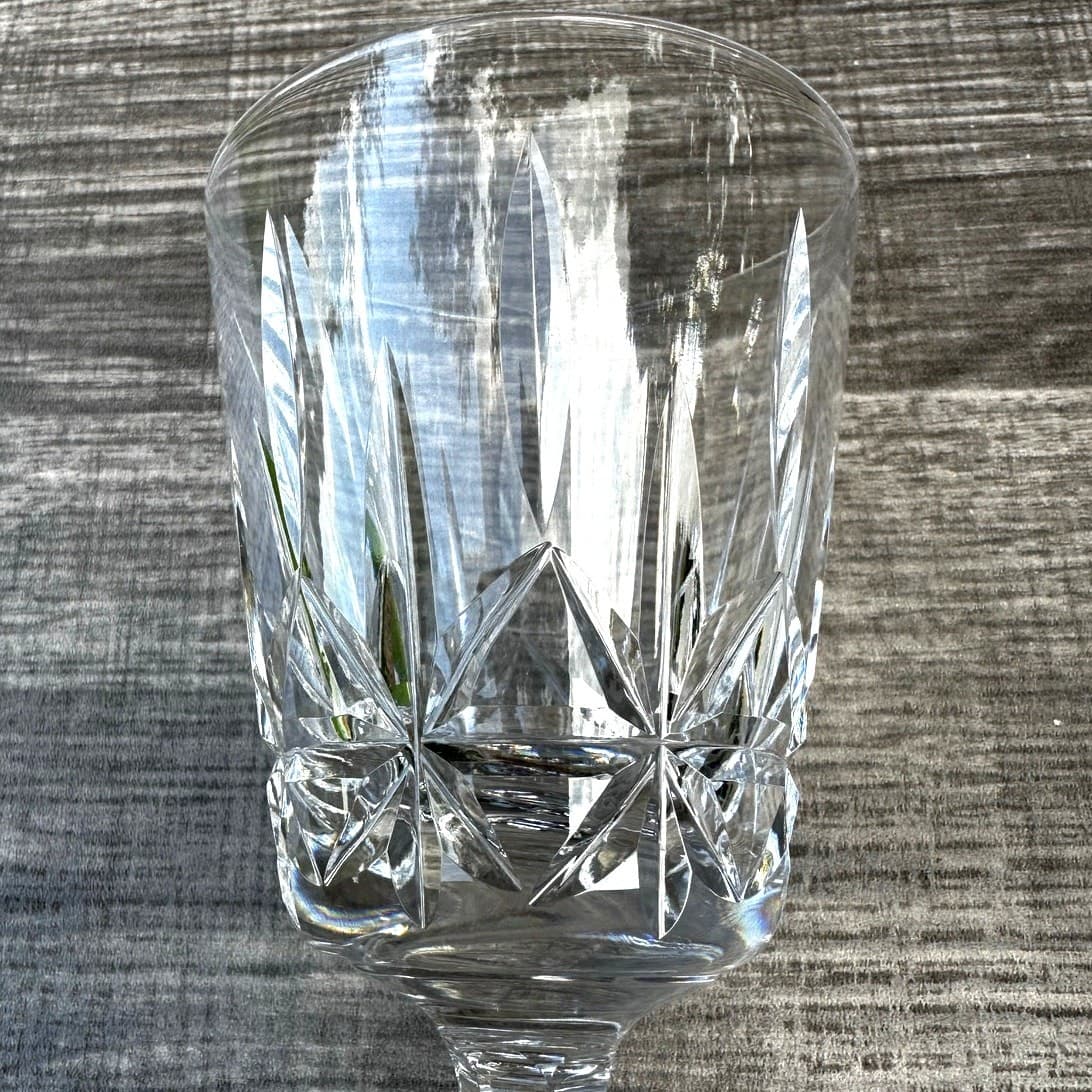 Waterford Crystal Vintage Ireland Rosslare 6.75" Water Goblet-Exquisite - Thumbnail 4