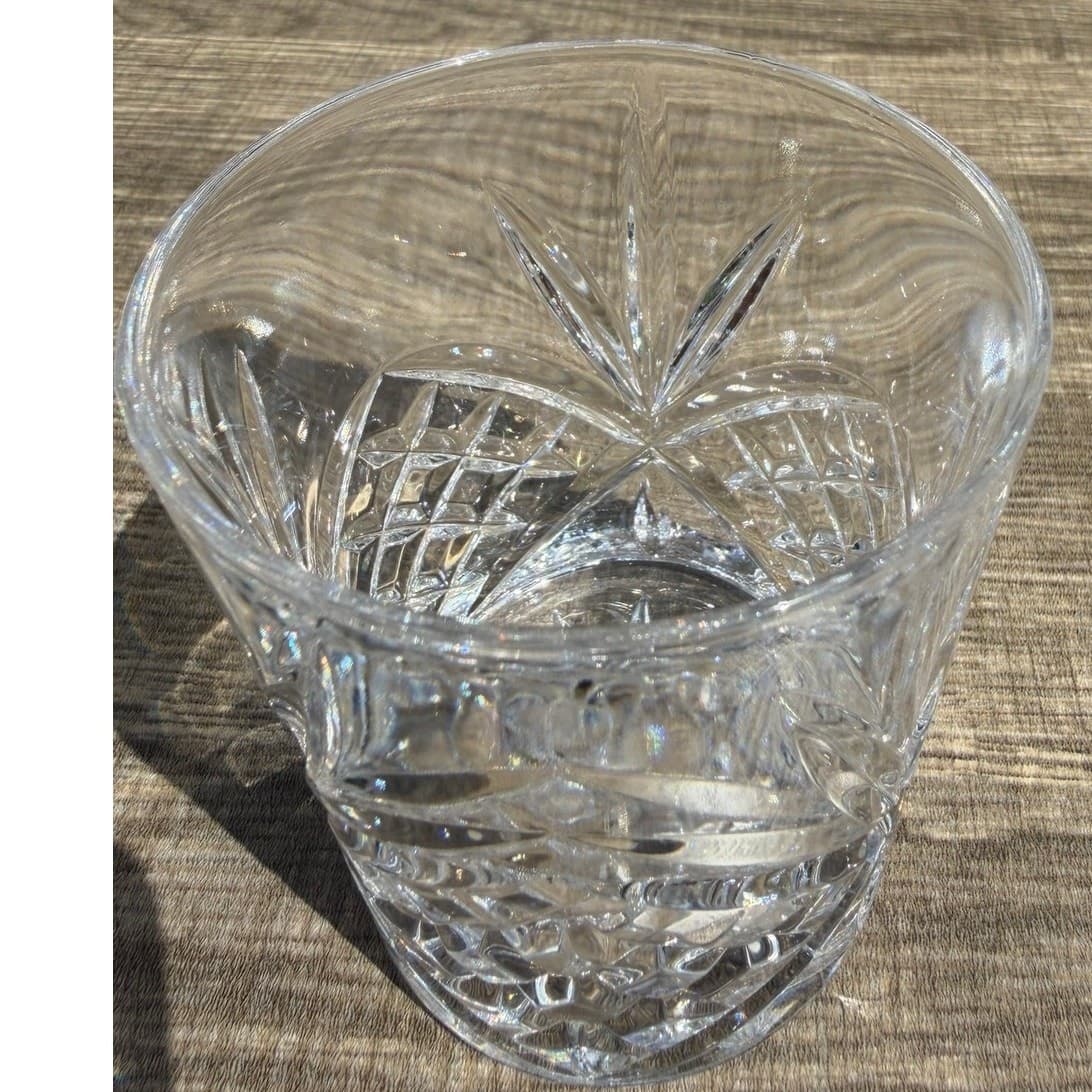 Shannon Godinger Dublin Crystal Double Old Fashioned Glasses 4" Rocks-Set of 3 - Thumbnail 5