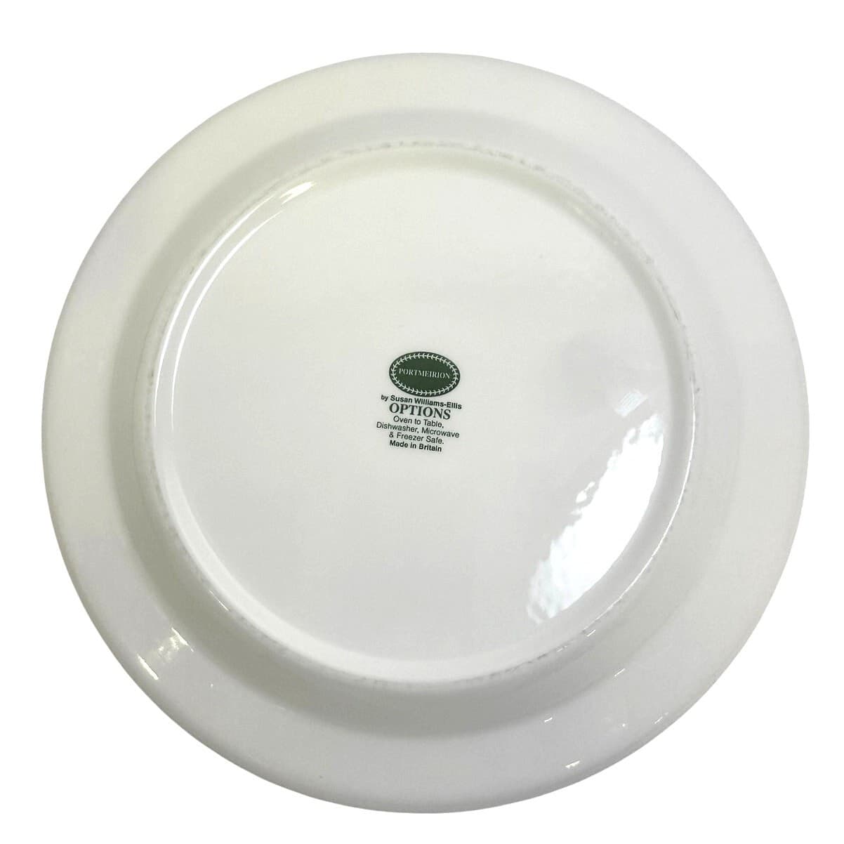 Portmeirion 1998-2006 Retired 'Options' Embossed Smooth Laurel Rim Dinner Plate - Thumbnail 4
