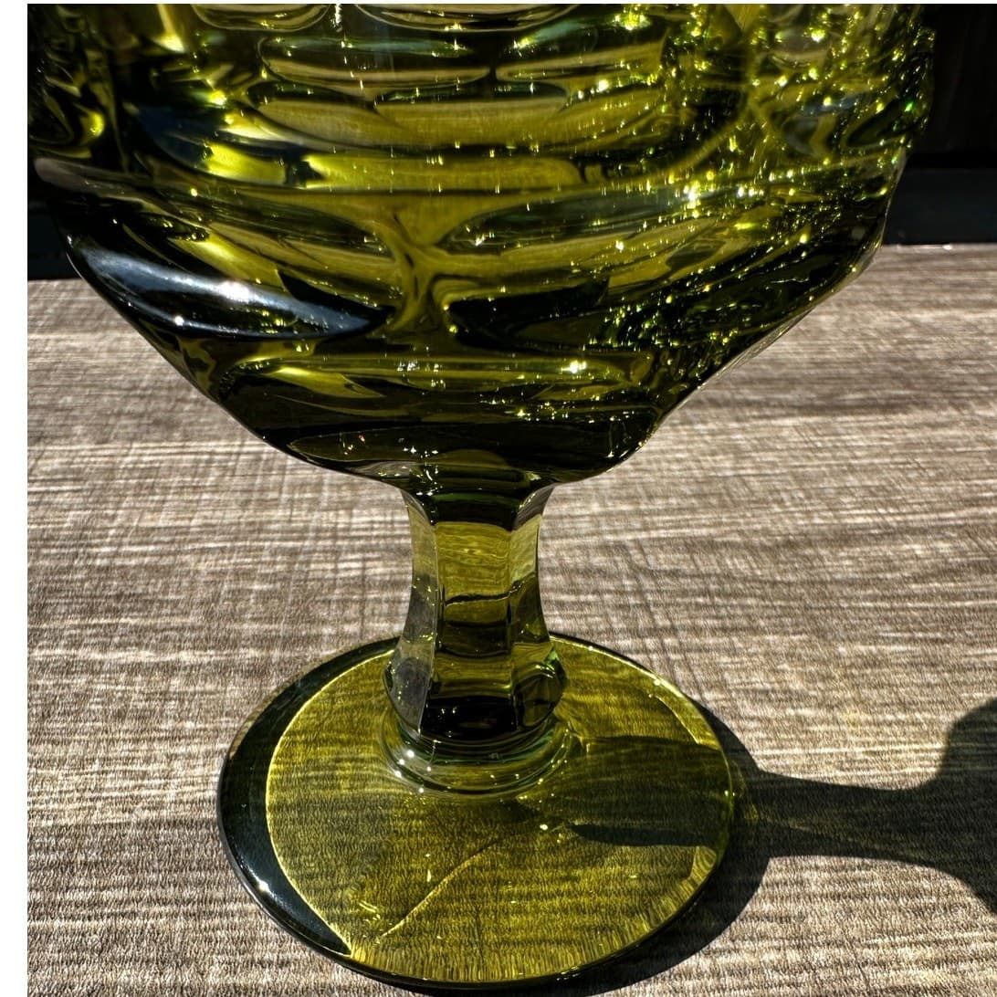Fostoria Retired 1963-1982 'Argus Green' 5 1/8" Champagne/Sherbet-Set of 4 - Thumbnail 6