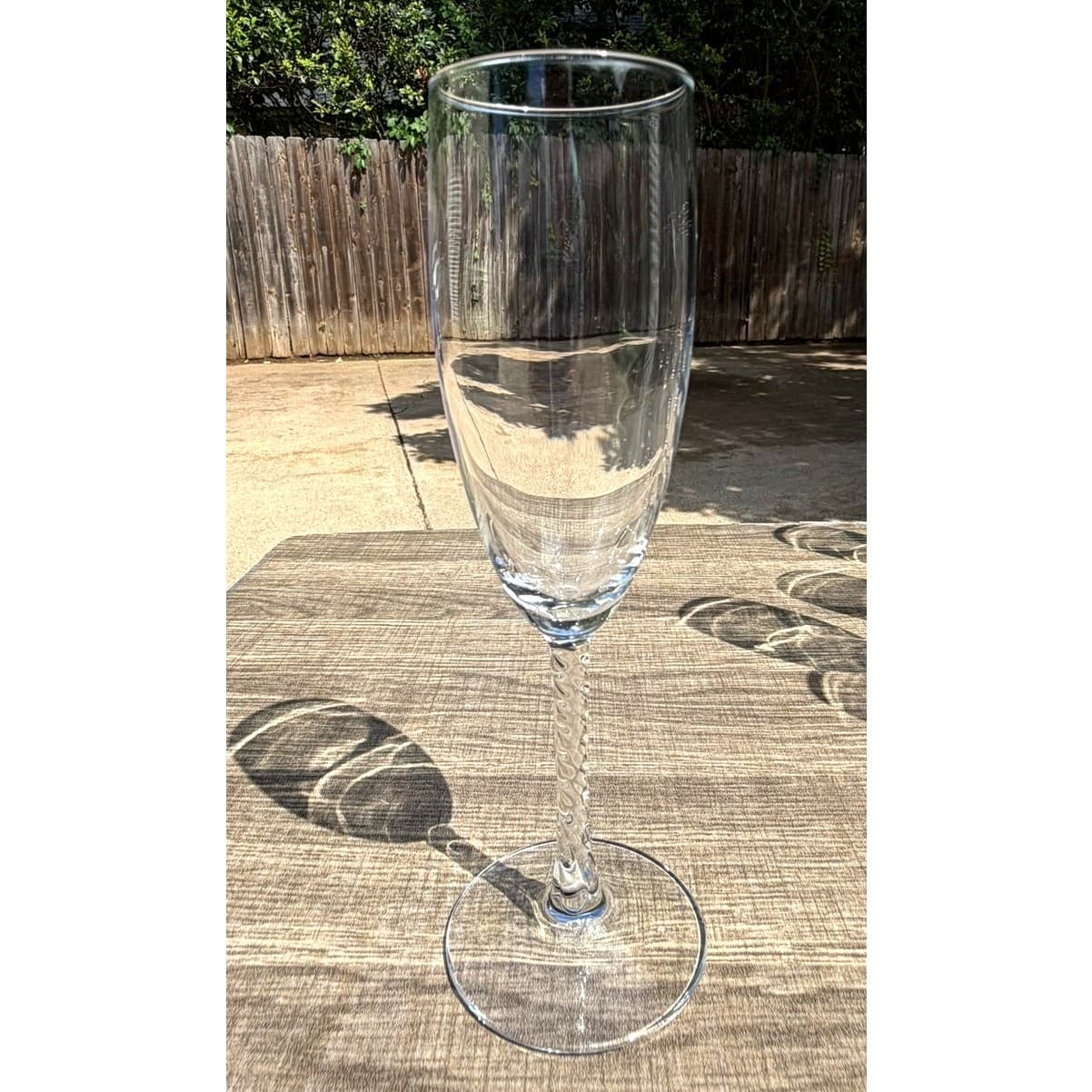 Cristal D'Arques-Durand Angelique 8.25" Twisted Stem Champagne Flutes- Set of 6 - Thumbnail 2
